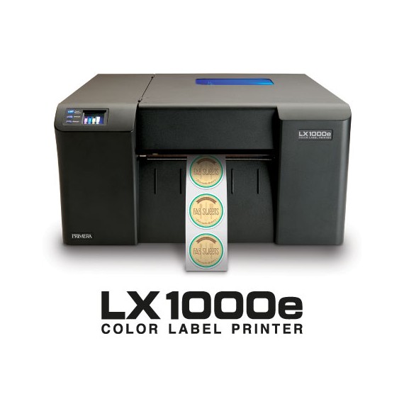 L' imprimante étiquette couleur jet d'encre Primera LX910e