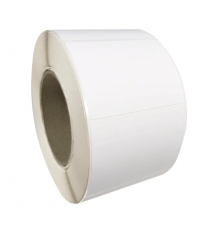 Etiquettes autocollantes 70x60mm papier mat blanc