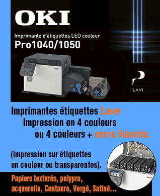 Imprimantes d'étiquettes Pro Séries, OKI Pro 1040/1050